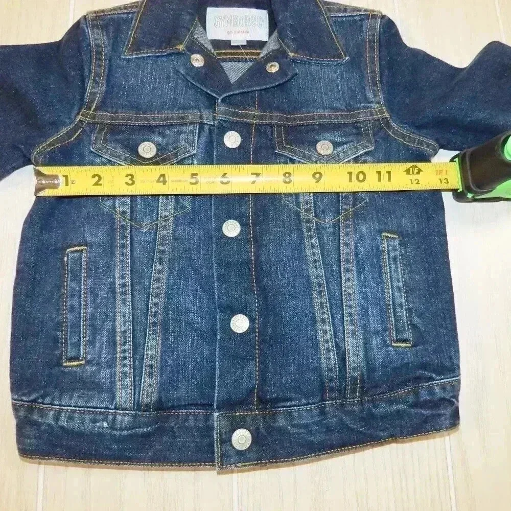 Gymboree Toddler Denim Jean Jacket Size 3 XXS NWT